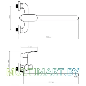 Смеситель Econoce EC0253 картинка 4